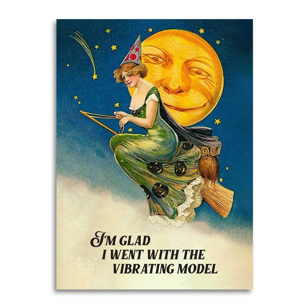 Vibrating Model - Adult Dirty Halloween Card