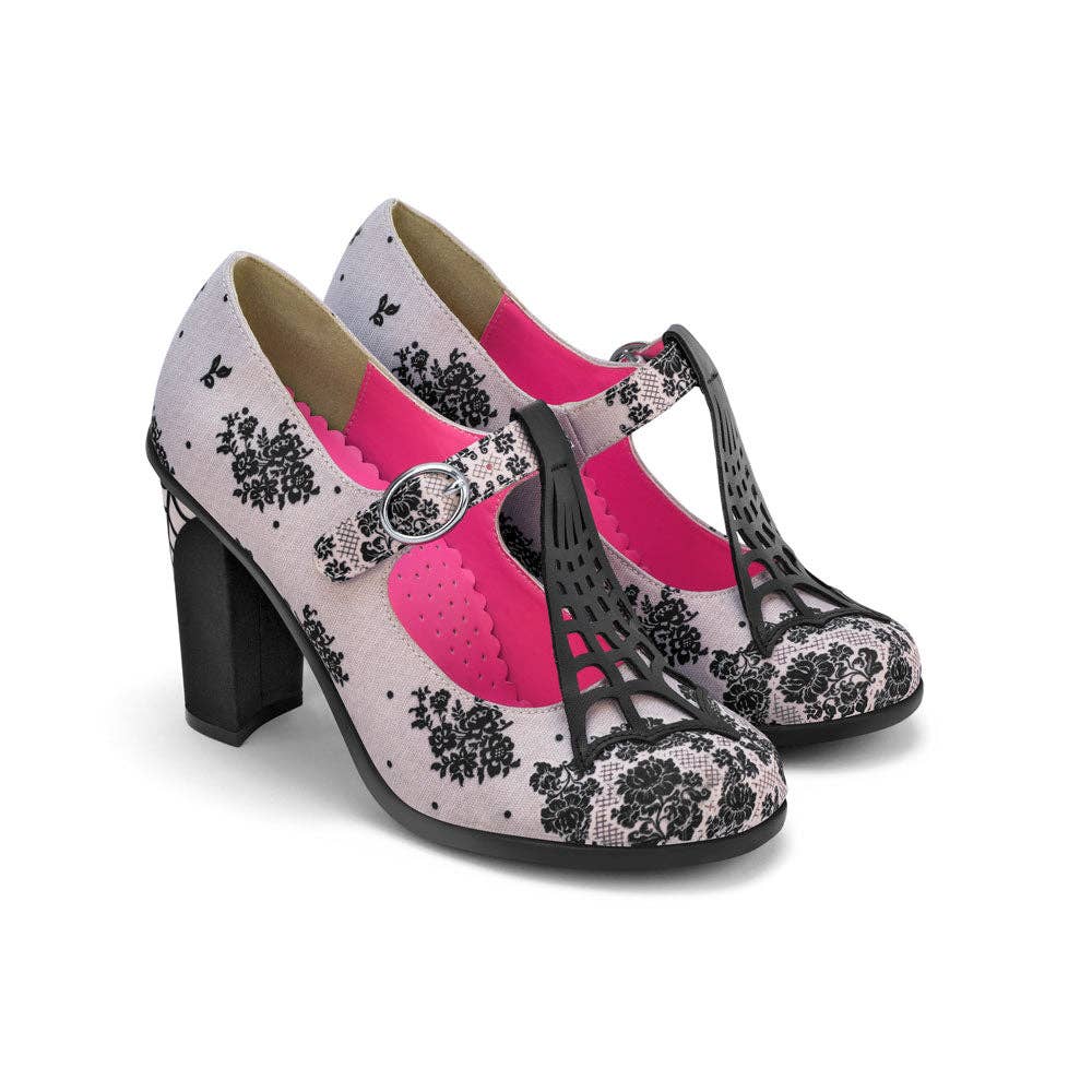 High Heels Spider Web Women's Mary Jane Pump