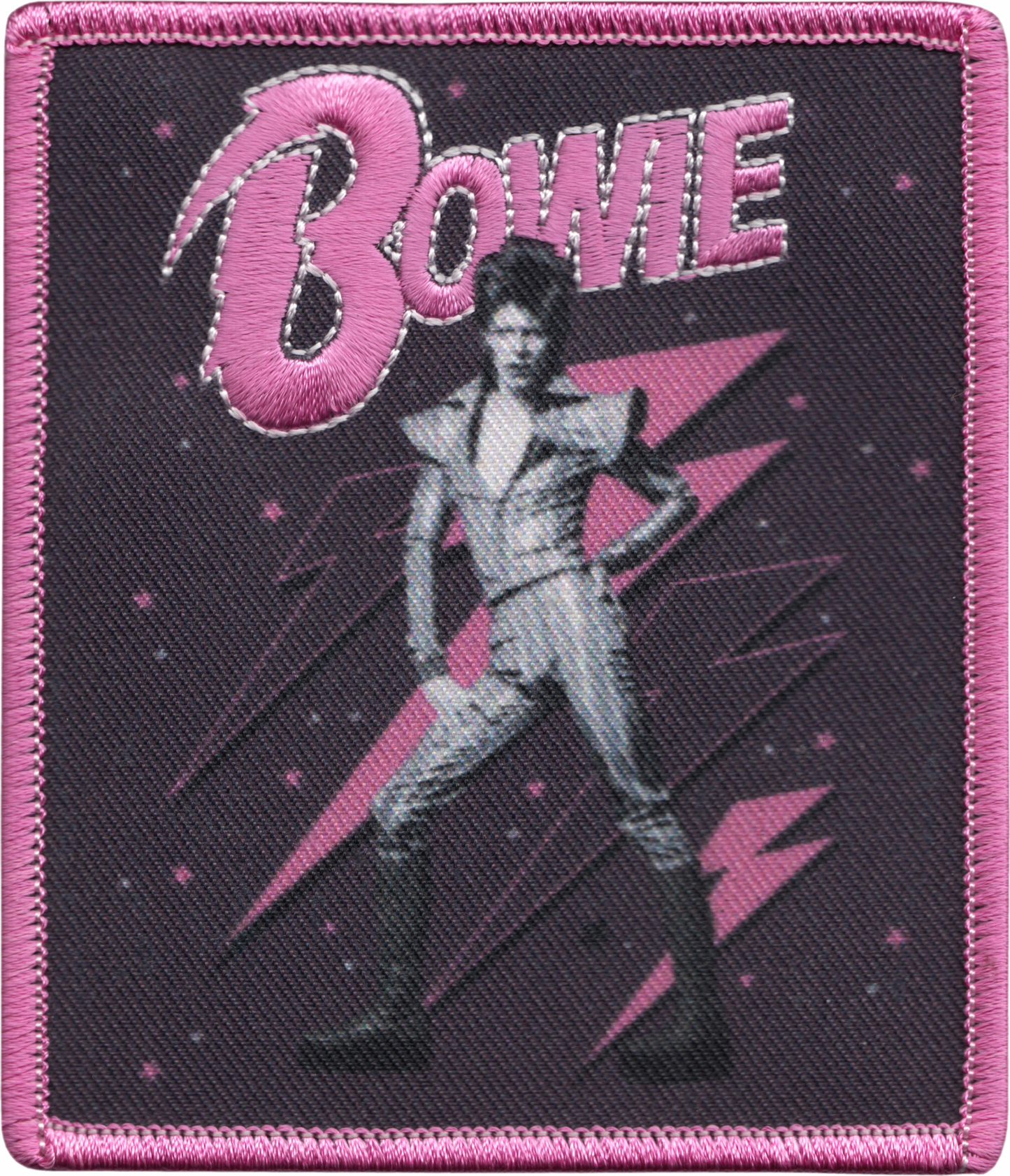 Patch - Bowie, David - Ziggy Stardust With Pink Bolts