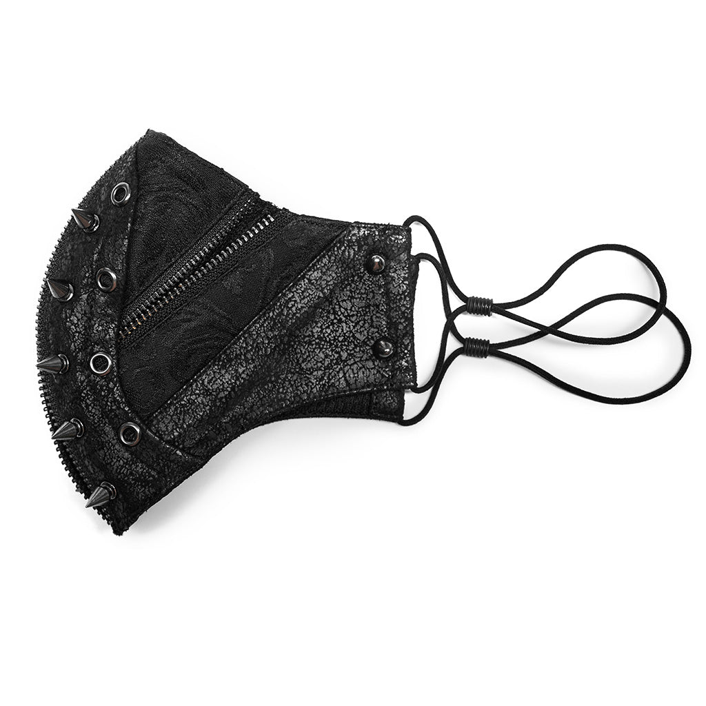 Punk Hardcore PU Rivet Face Mask