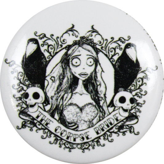 Pin-on Button - 1.25 Inch - Corpse Bride - Flash Art