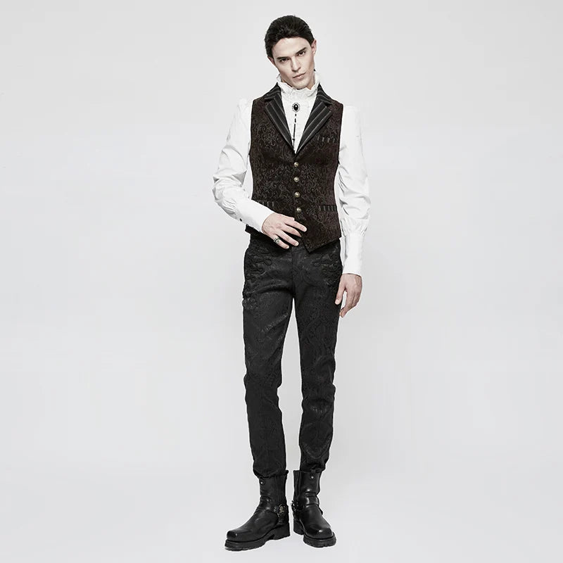 Gothic vests mens waistcoats