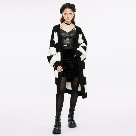 Gothic Drawstring Sheath Velvet Short Skirt
