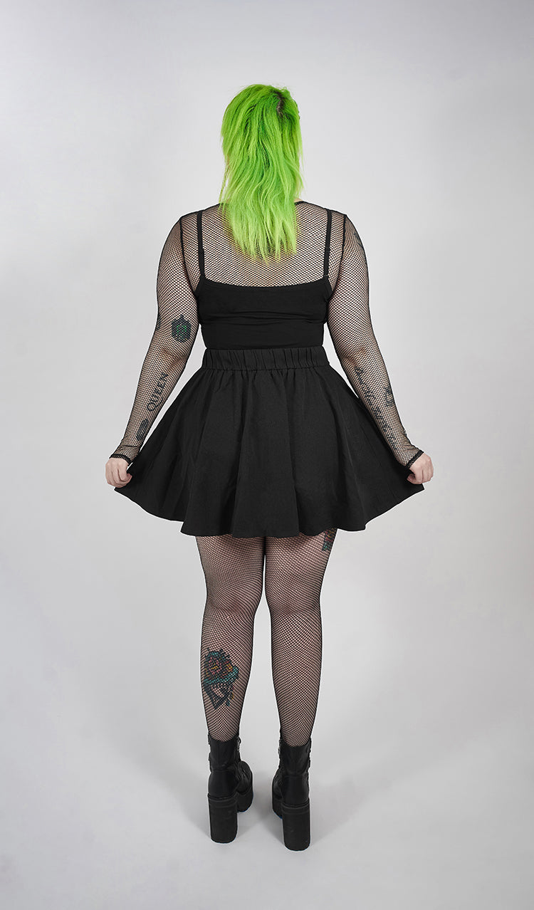 Gothic Decal Plus Size Skirt