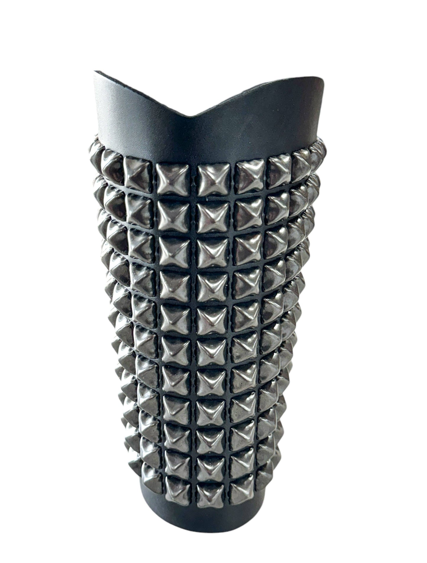 Black 11 rows of Pyramid Gauntlet Arm Band