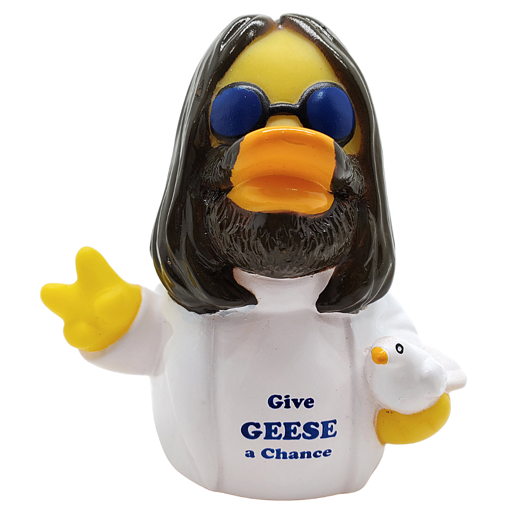 Give Geese a Chance Rubber Duck