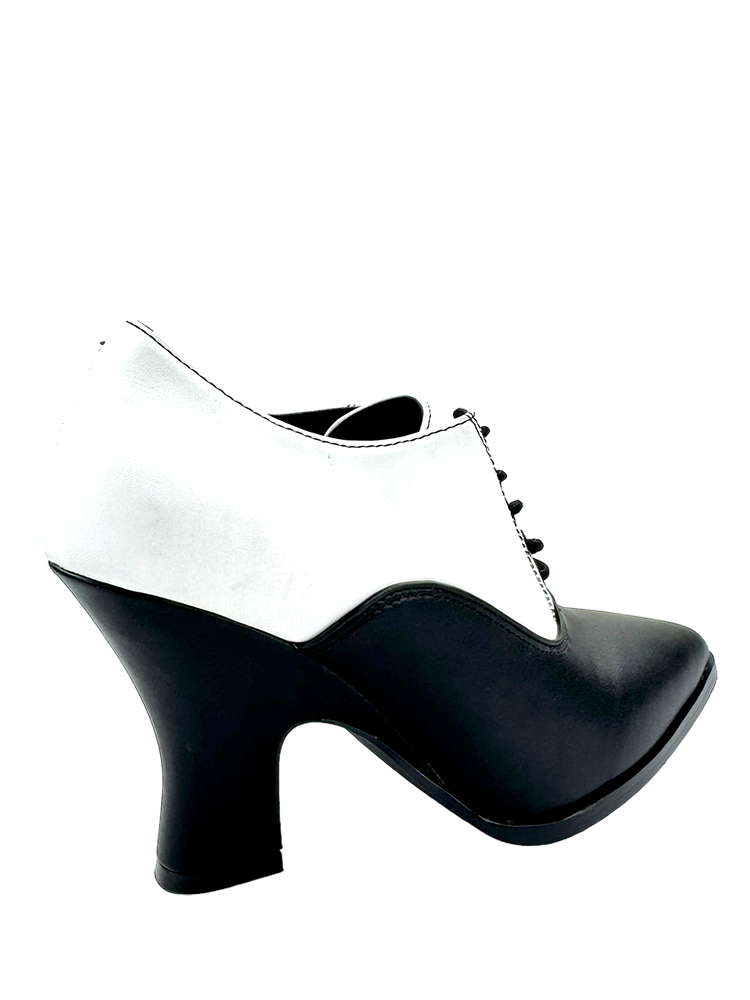 Victoria Heel, Black/White