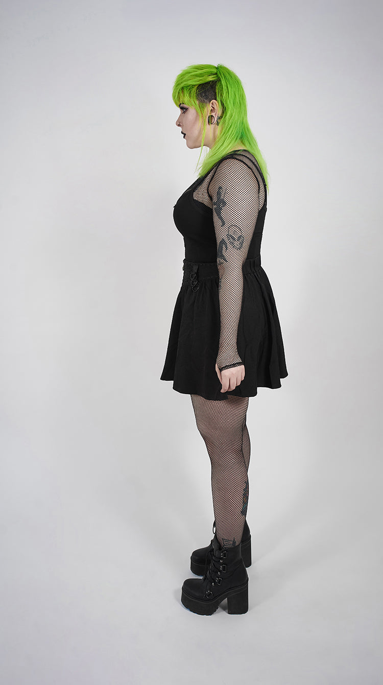 Gothic Decal Plus Size Skirt