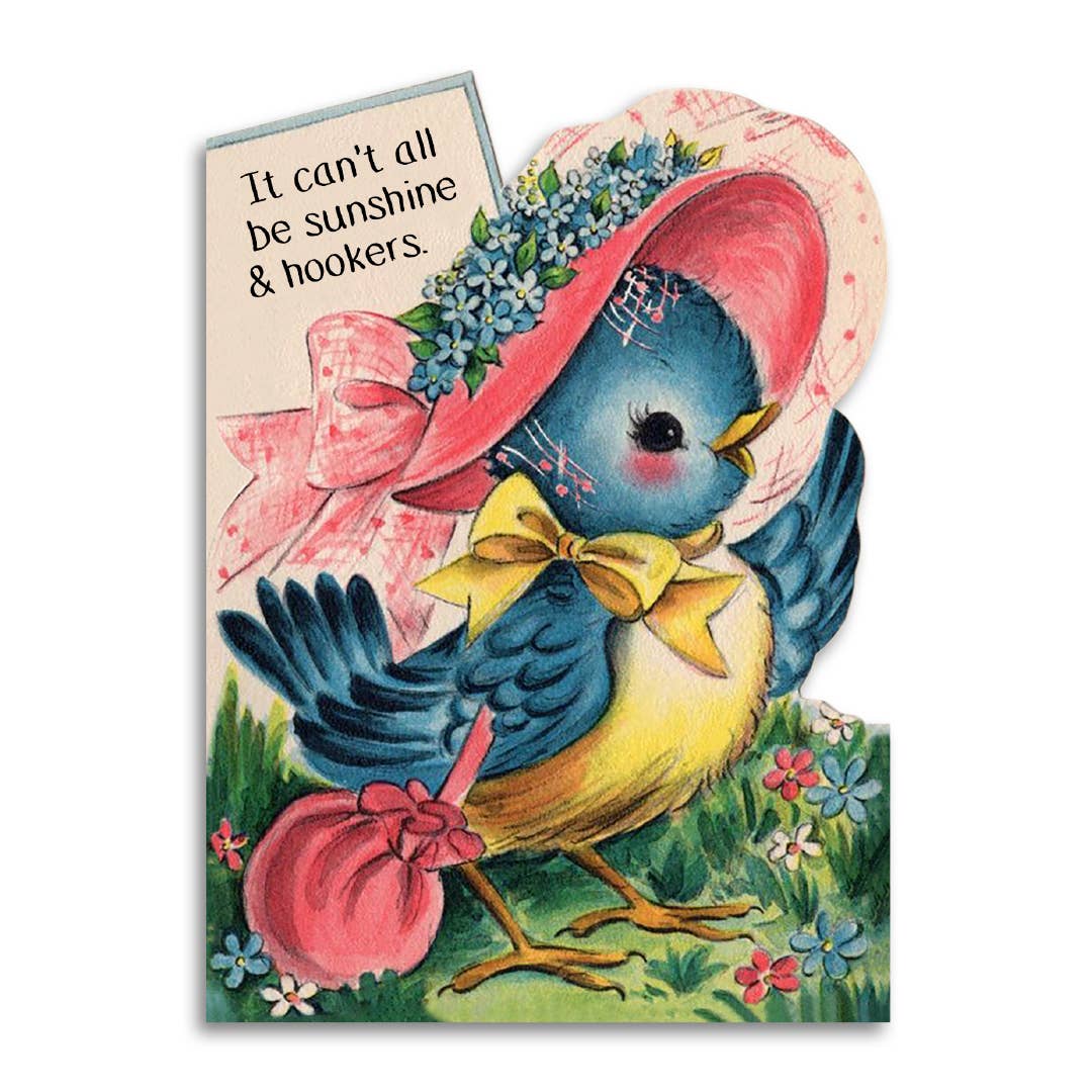 Irreverent Sympathy Get Well Card - Sunshine & Hookers