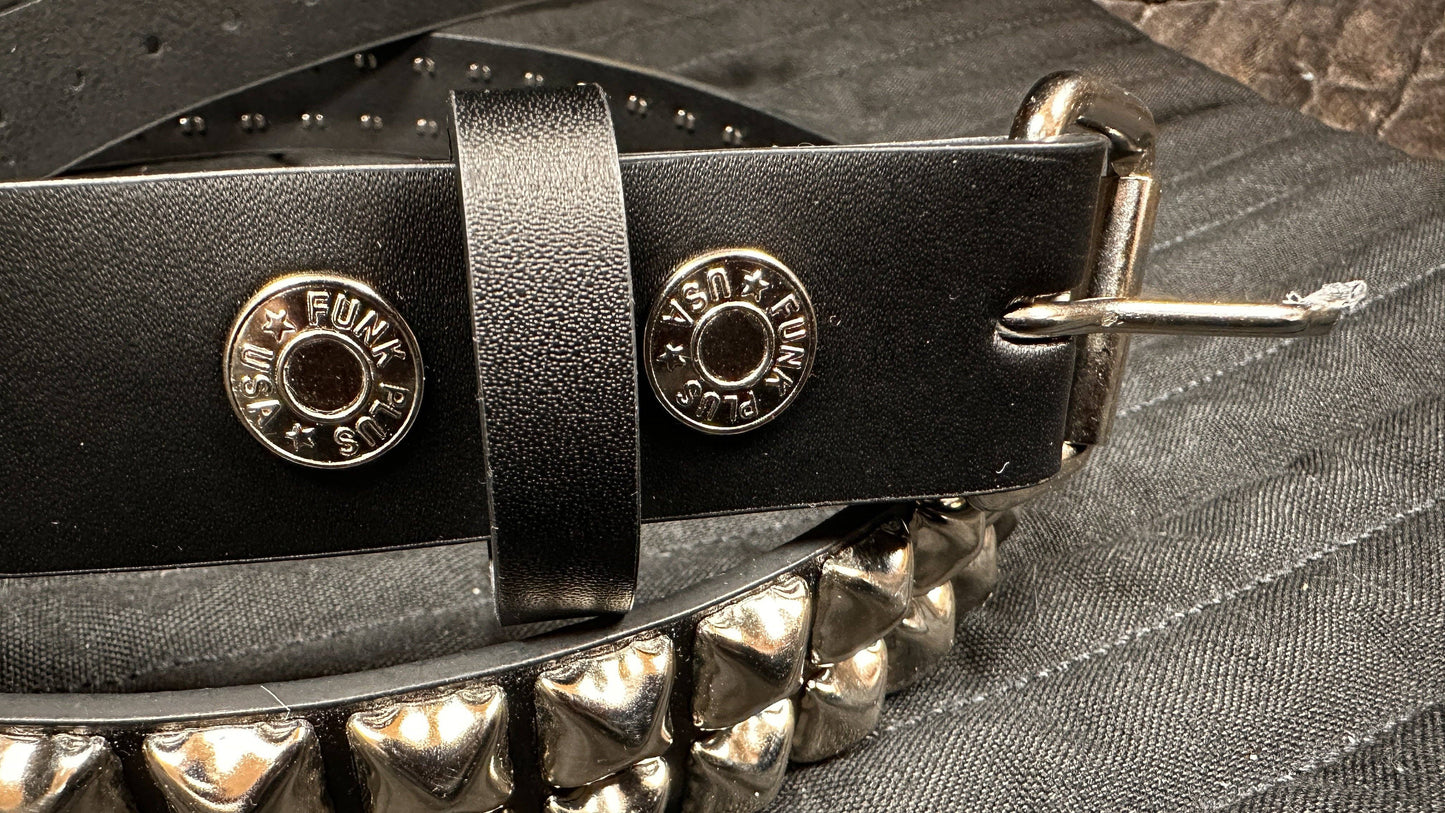 2 Row 1/2' Pyramid Studs, 1/1/4" wide