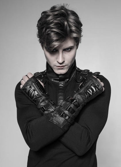 Leather man gloves