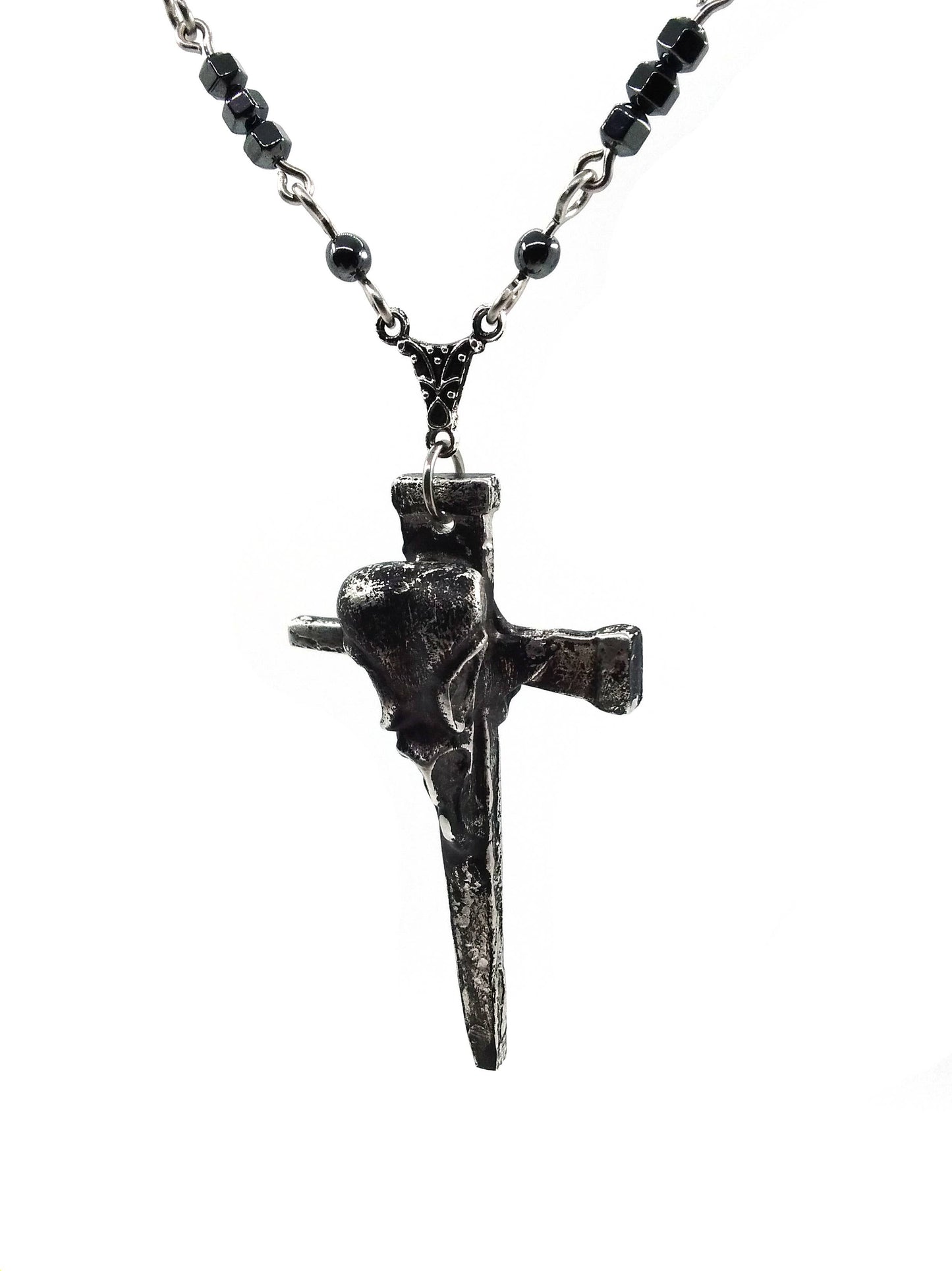 Nail Cross Necklace