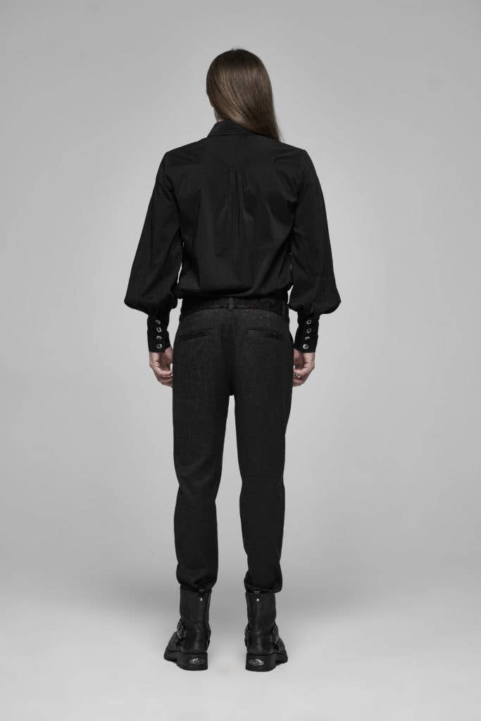 Gothic fire dragon long sleeve shirt