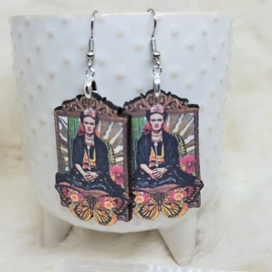 Frida Ode To the Goddess Earrings