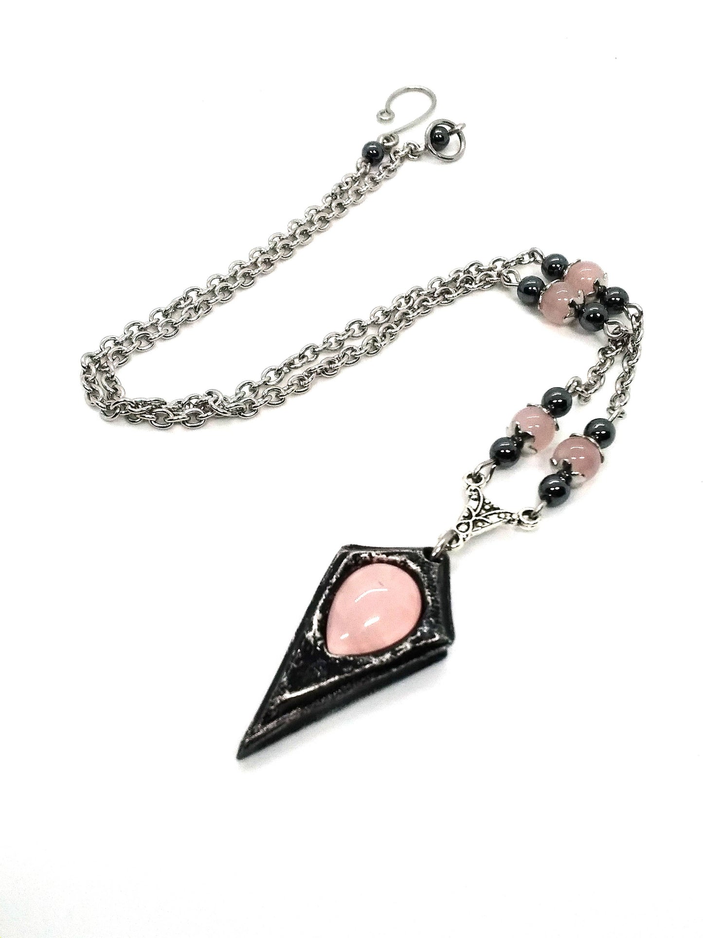 Pendulum Necklace with Stone Options