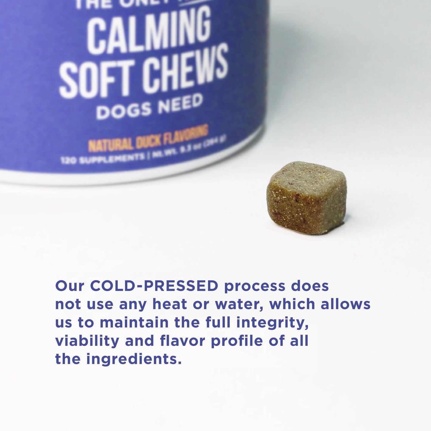 The Only Calming Soft Chews Dogs Need: 120 count jar