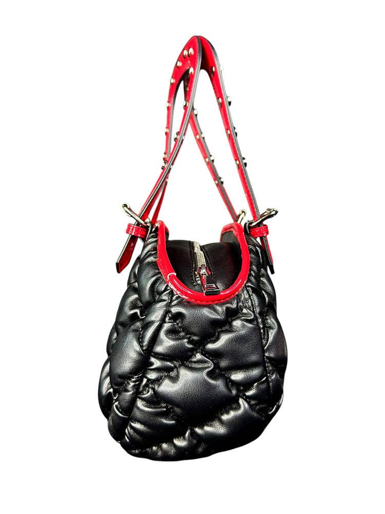 Voltage Purse, Black and Red