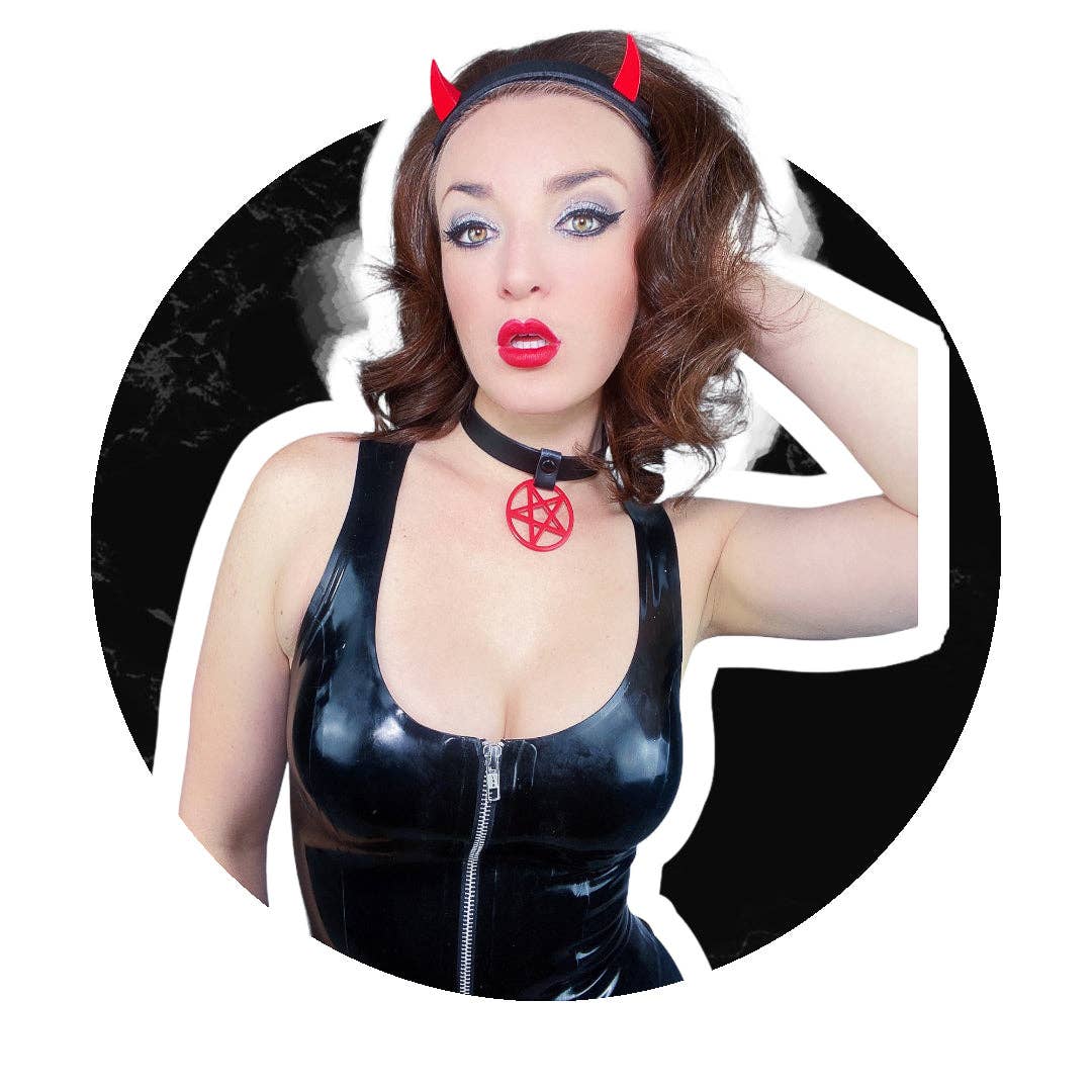 Devil Large Horns Headband