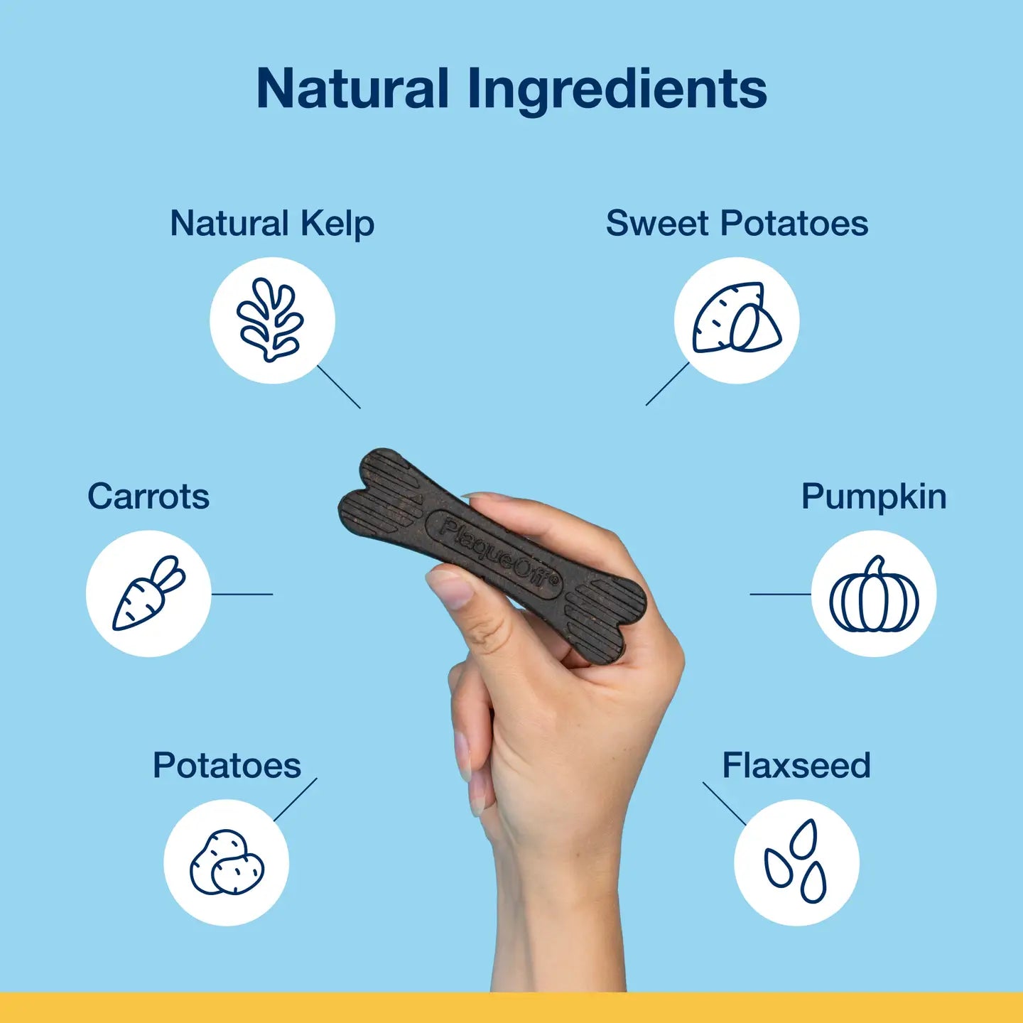 ProDen PlaqueOff System™ Dental Care Bones Singles