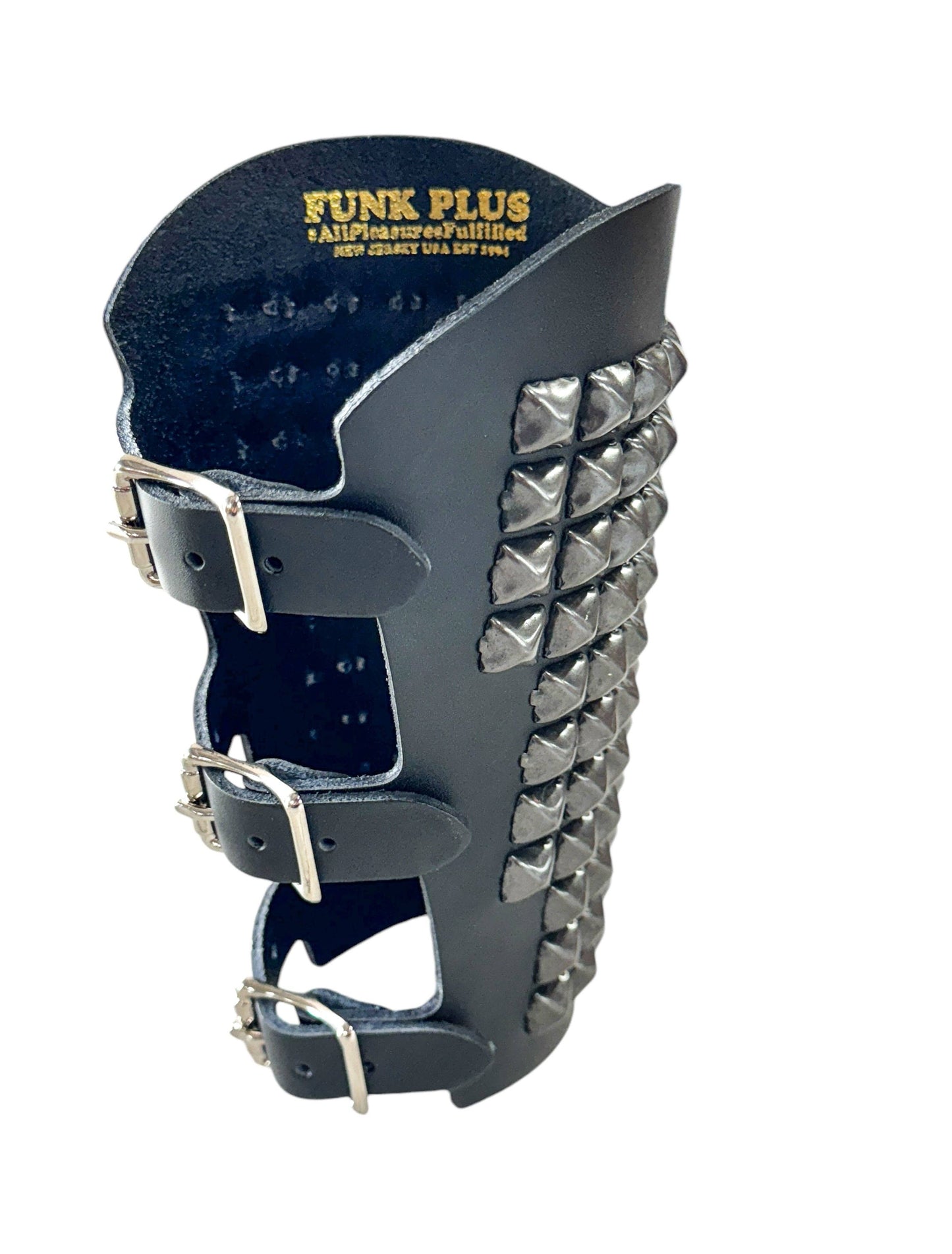 Black 11 rows of Pyramid Gauntlet Arm Band