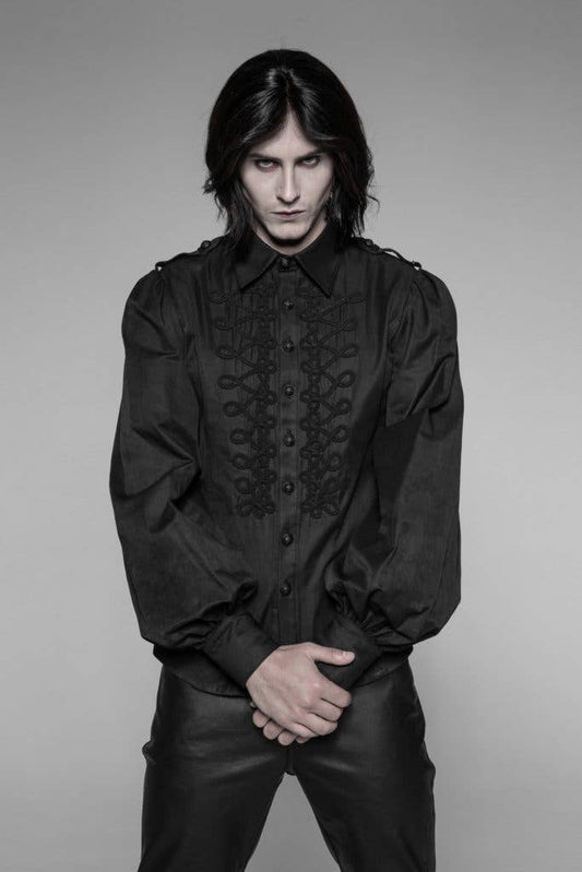 Uniform Retro Long-Sleeved Shirt