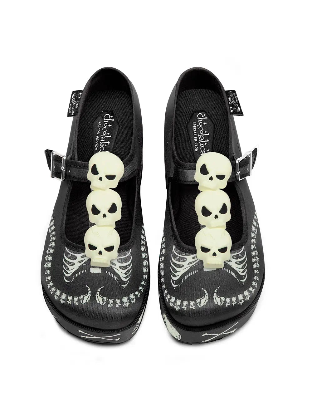 Skeletons Under Your Bed Women's Mary Jane Platform