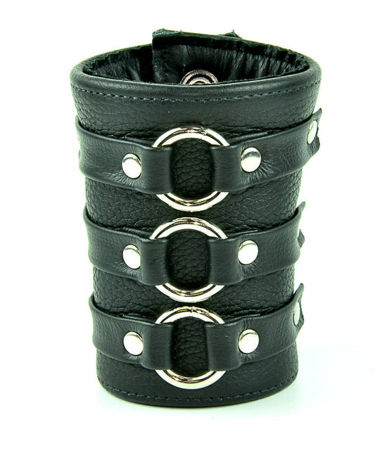 3 Ring Short Gauntlet Bracelet