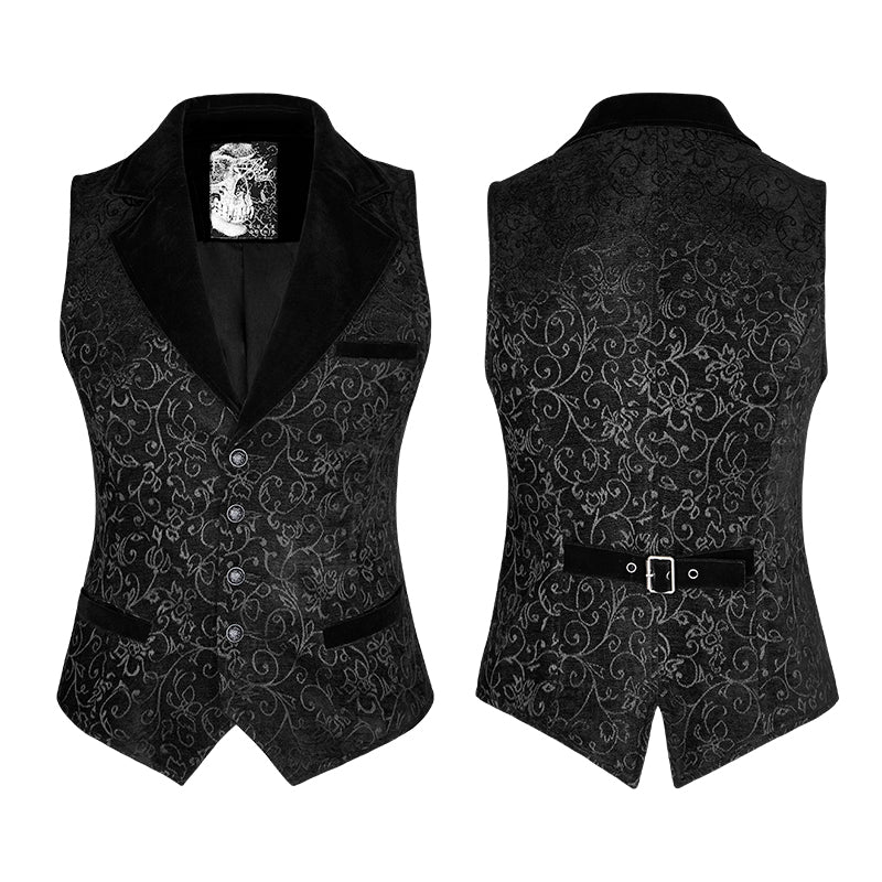 Gothic vests mens waistcoats