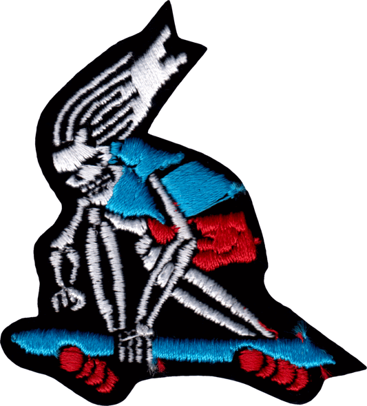 Patch - Skeleton - Skateboarding