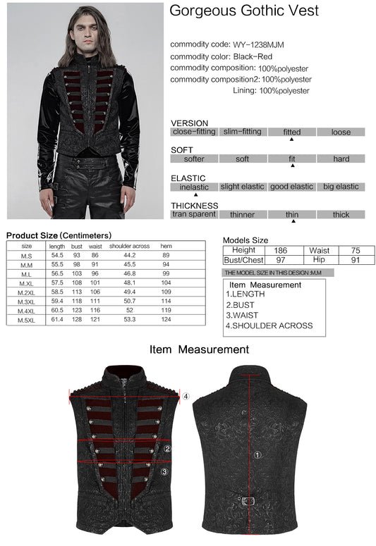 Gothic Men's Vest