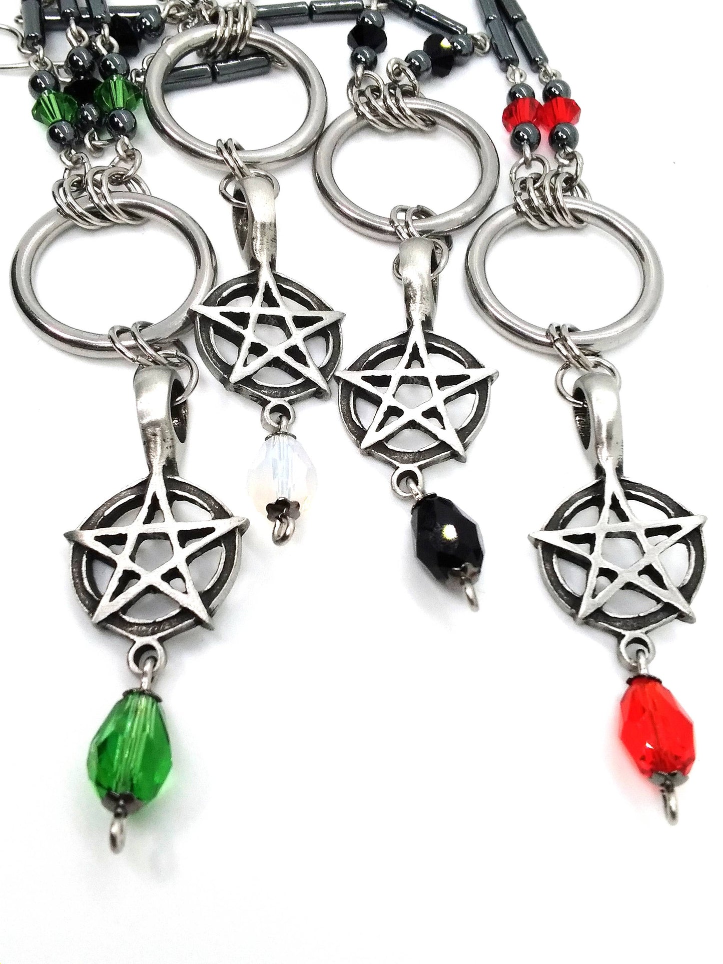 Pentacle Necklace: Black