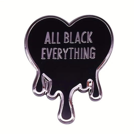 Shadowed Elegance Pin: All Black Everything