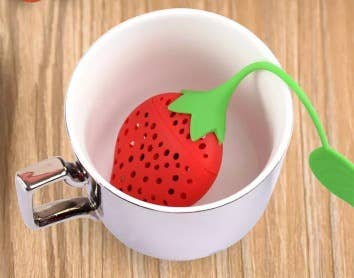 Strawberry Loose-Leaf Silicone Tea Infuser