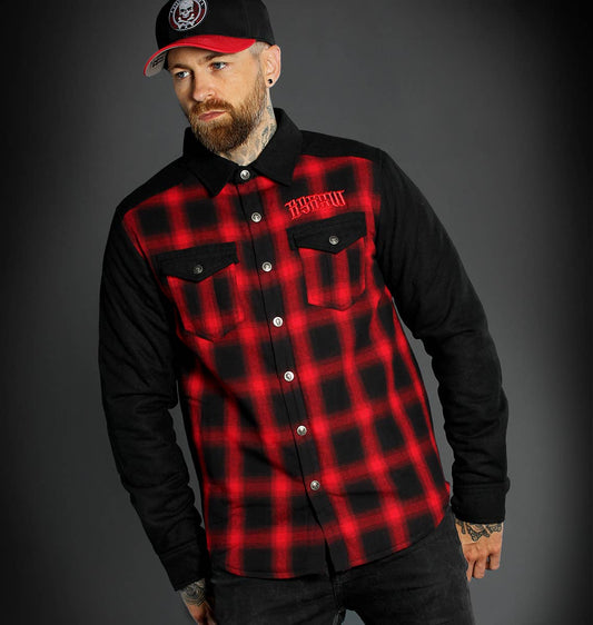 Men's red crew shirt