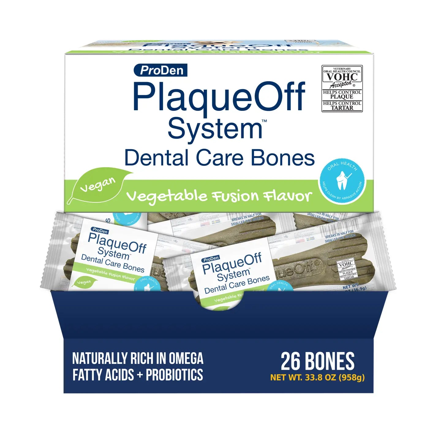 ProDen PlaqueOff System™ Dental Care Bones Singles