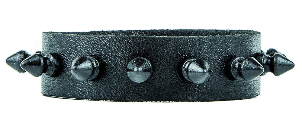 Spike Leather Bracelet