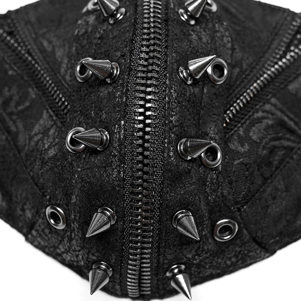 Punk Hardcore PU Rivet Face Mask