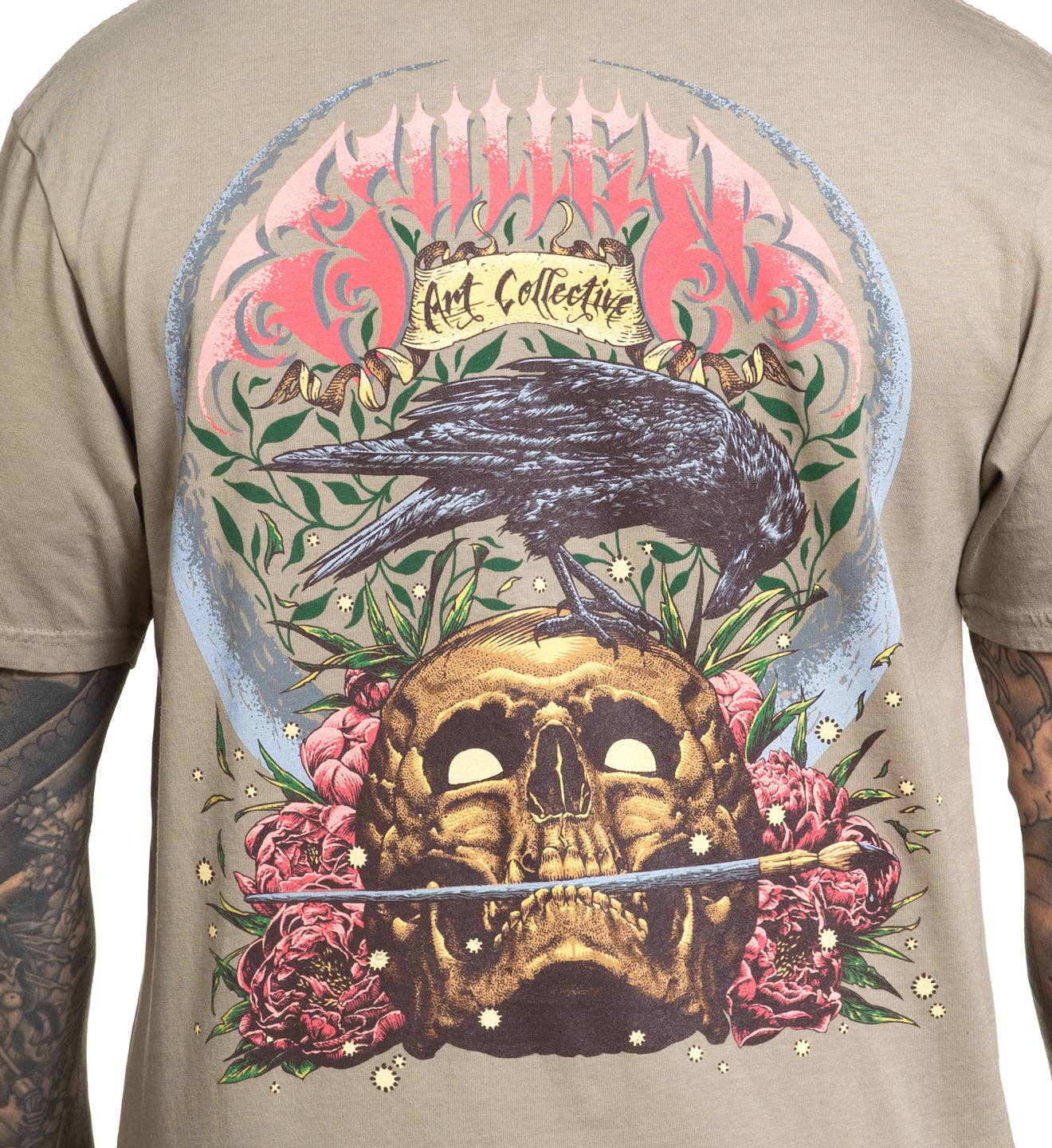 Vetiver Crow Skull Premium Tshirt