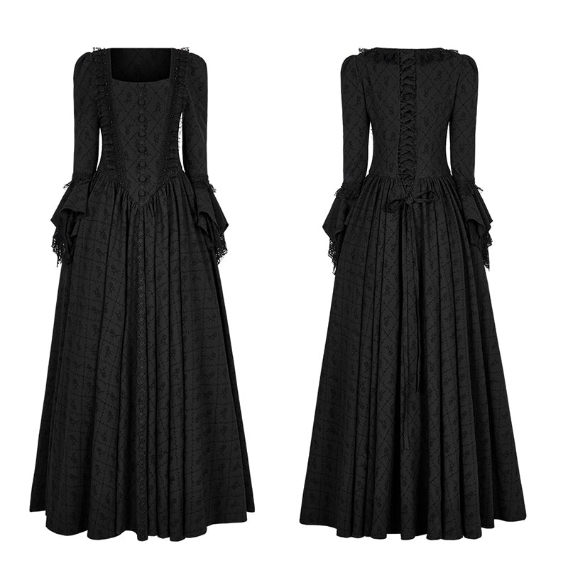 Gothic Thorn Rose Gown