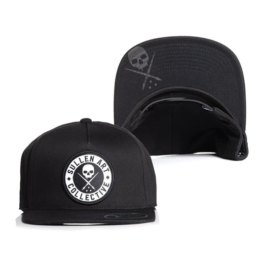 Boh Flat Snapback - Black/White