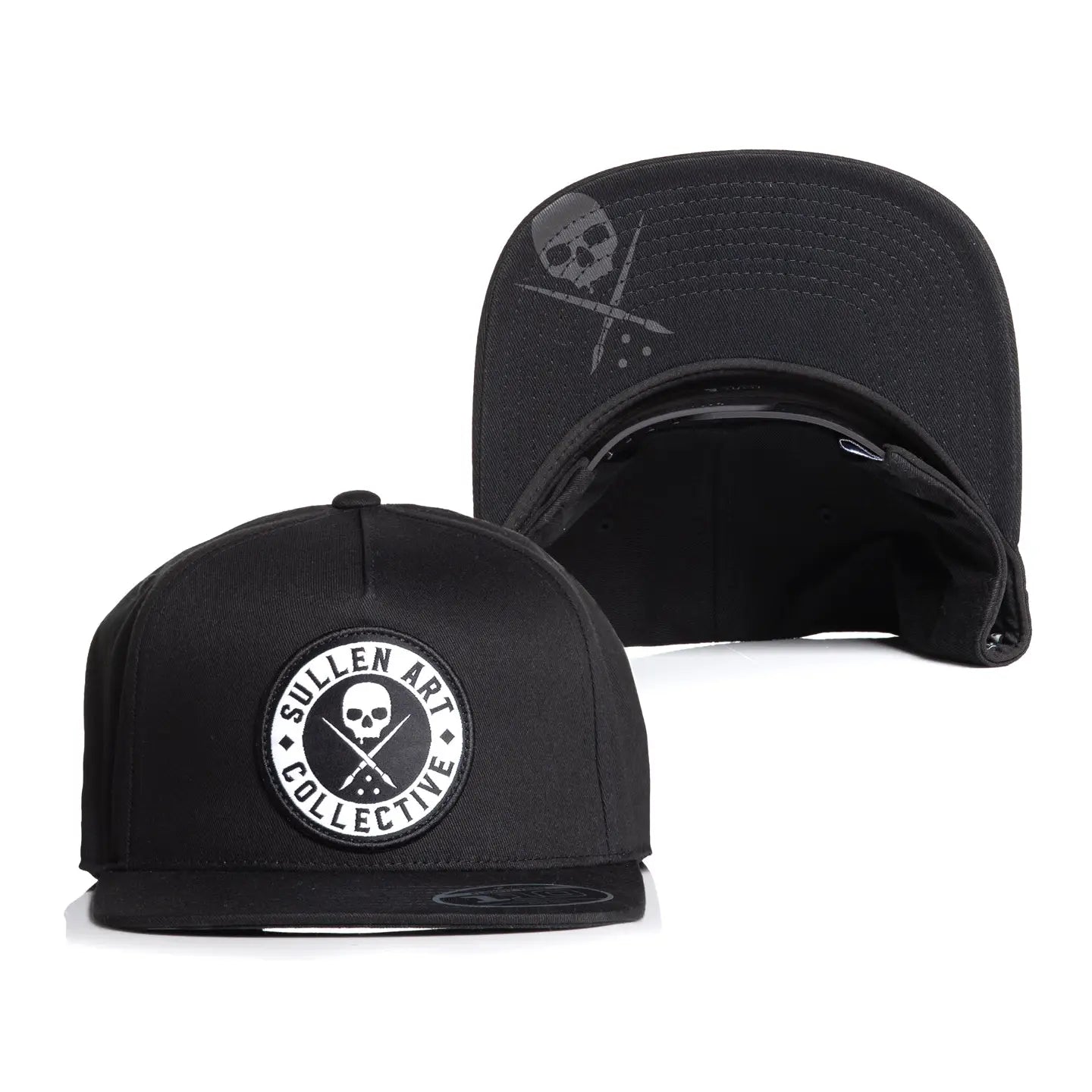 Boh Curved Snapback - Black/White