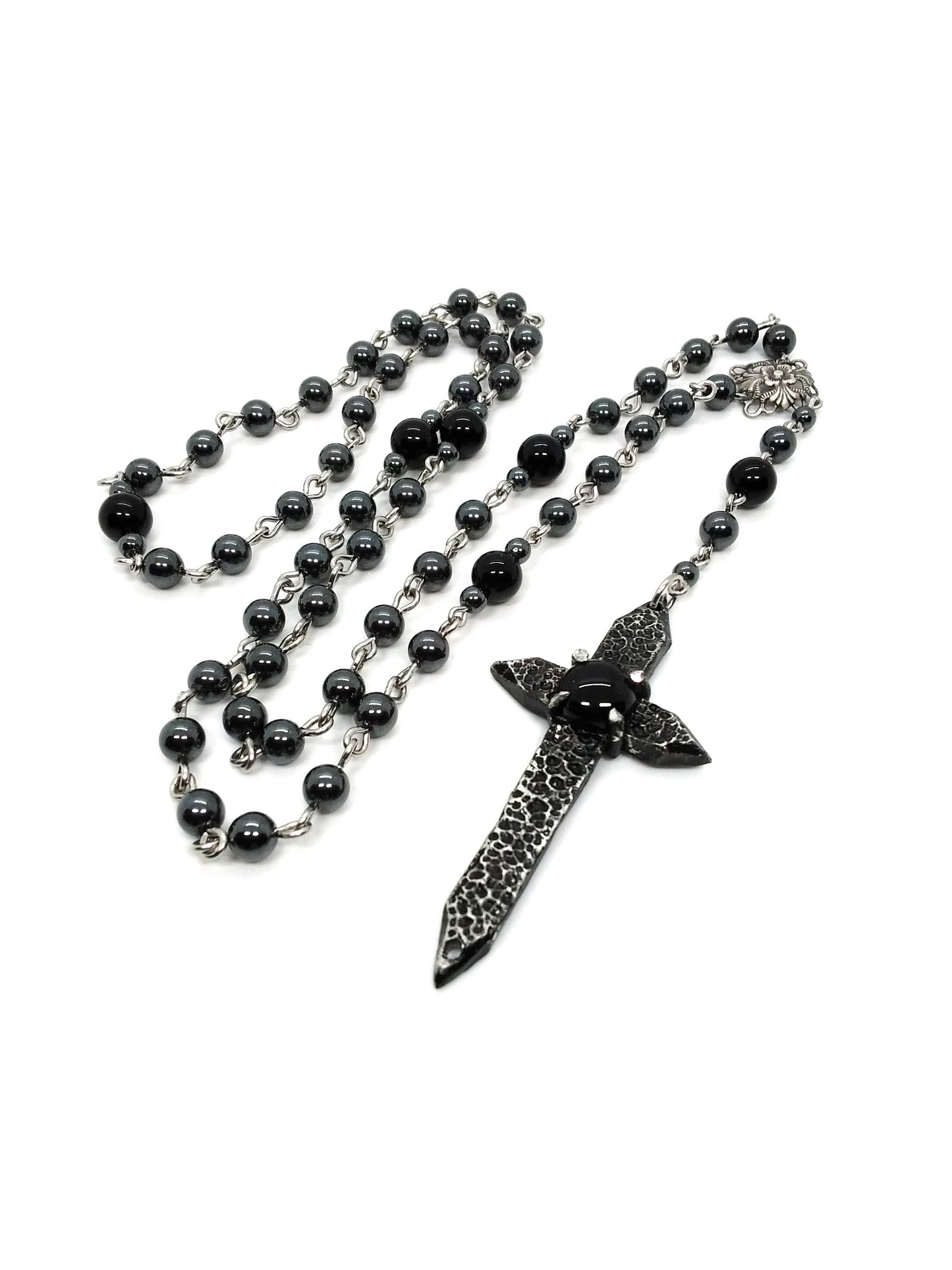 Spiked Cross Rosary