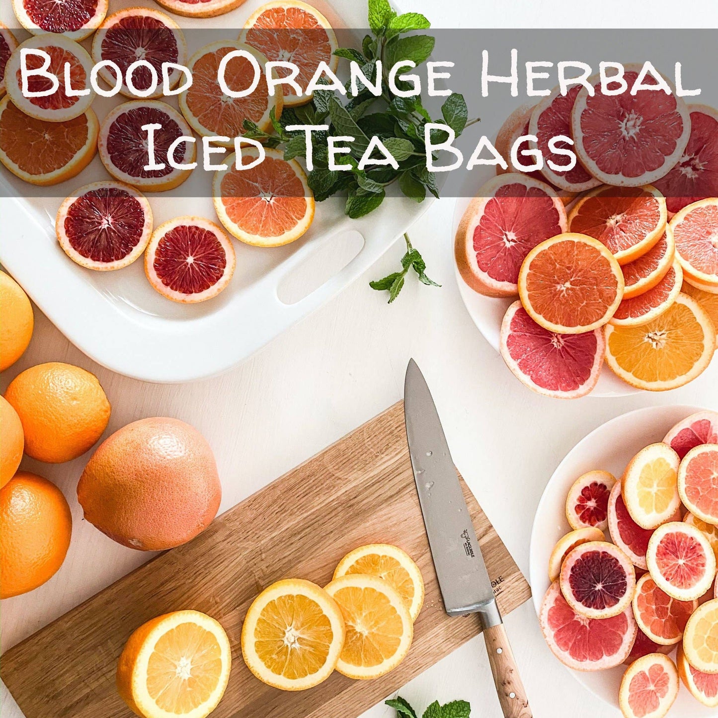 Blood Orange Herbal Iced Tea Pouches (3 Sizes)