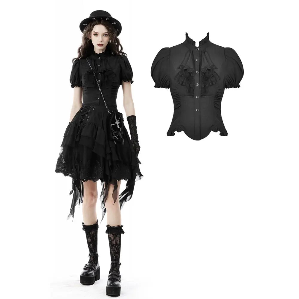 Dark in Love Sinead Blouse - Black