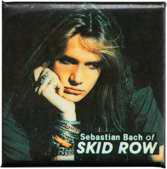 Pin-on Button - 1.5 Inch - Skid Row - Pensive Sebastian