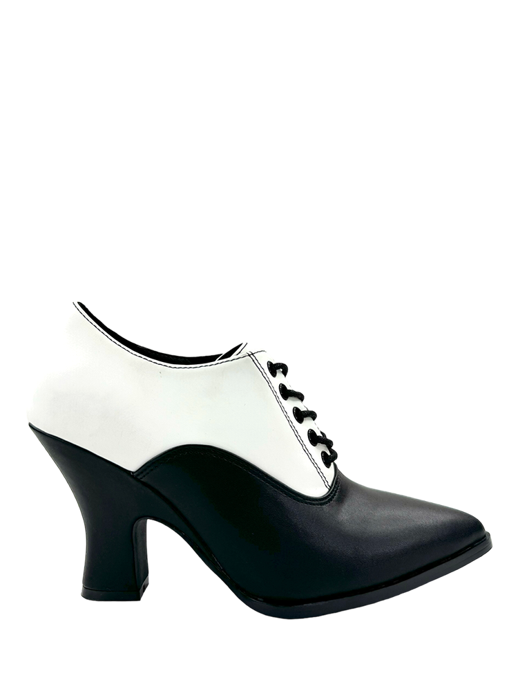 Victoria Heel, Black/White