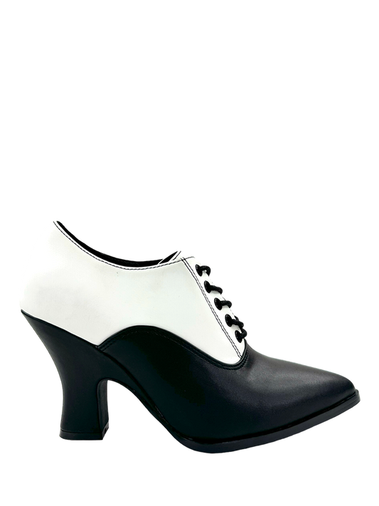 Victoria Heel, Black/White