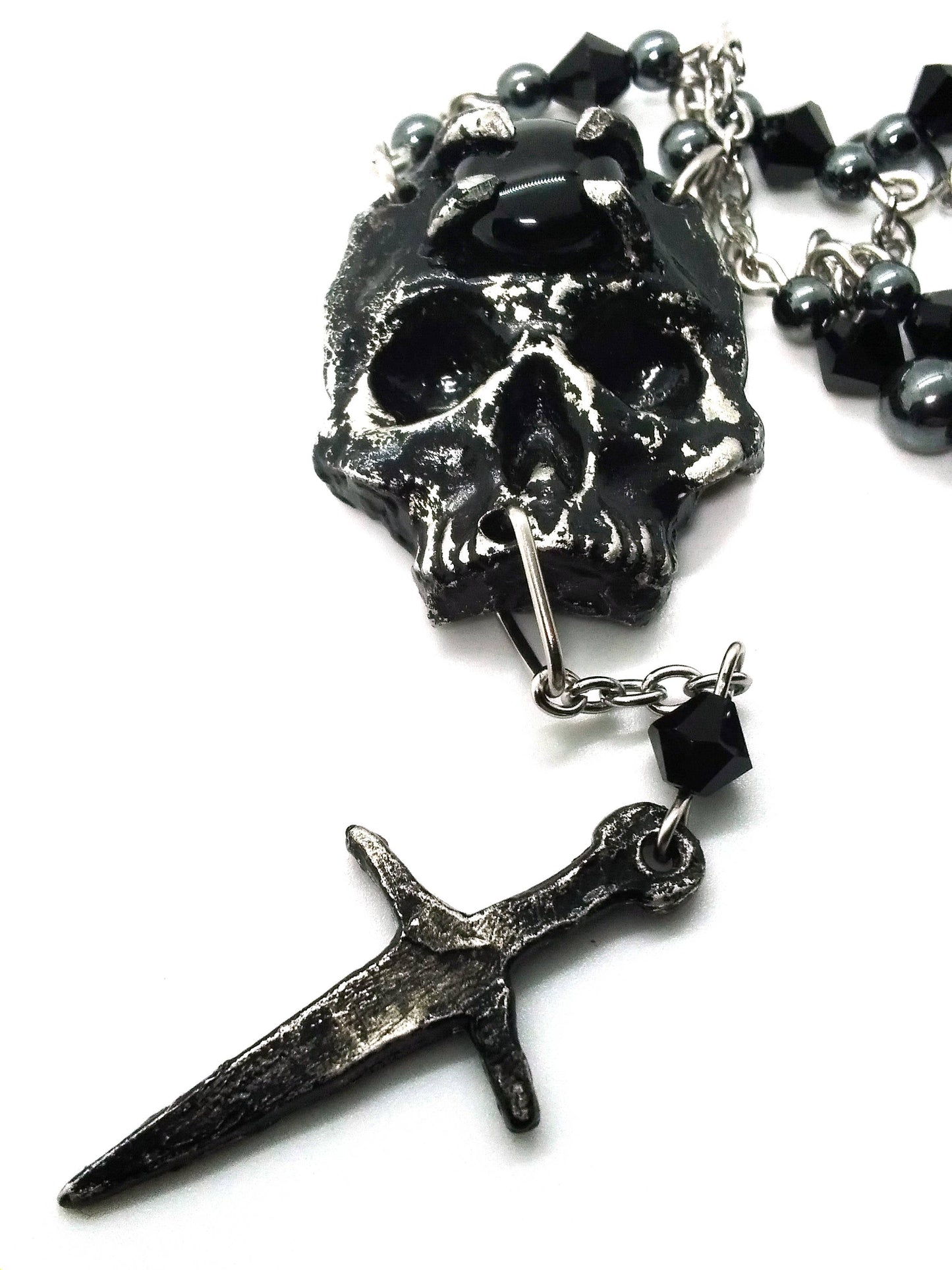 Skull and Dagger Necklace