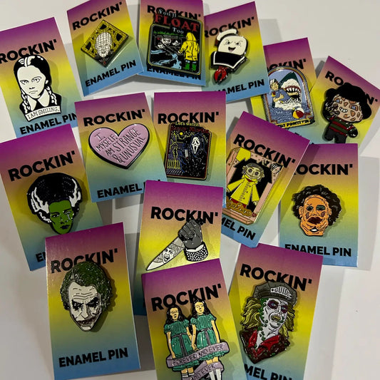 Punk Rock Pins Assorted