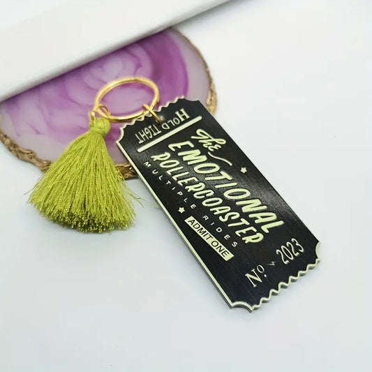 The Emotional Rollercoaster Keychain